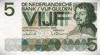 NEDERLANDSCHE  BANK  5 GULDEN   1966   UNC  BANKFRIS, Postzegels en Munten, Bankbiljetten | Nederland, Ophalen of Verzenden, 5 gulden