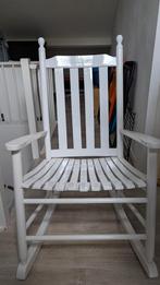 Witte houten schommelstoel (alleen ophalen), Ophalen, Gebruikt, Stoel(en)
