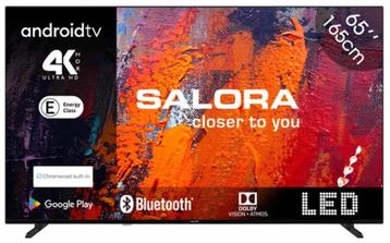 Salora 65UA550 165 cm 4K Ultra HD Android Smart LED TV nieuw beschikbaar voor biedingen