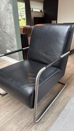 Fauteuil zwart, Huis en Inrichting, Fauteuils, Ophalen, Zo goed als nieuw, 75 tot 100 cm, 50 tot 75 cm
