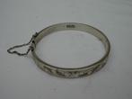 ZILVEREN BEWERKTE ARMBAND., Sieraden, Tassen en Uiterlijk, Antieke sieraden, Verzenden, Zilver, Armband