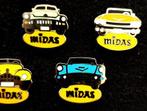 Midas oldtimer pins- serie van 5 stuks, Verzenden, Nieuw, Transport, Speldje of Pin