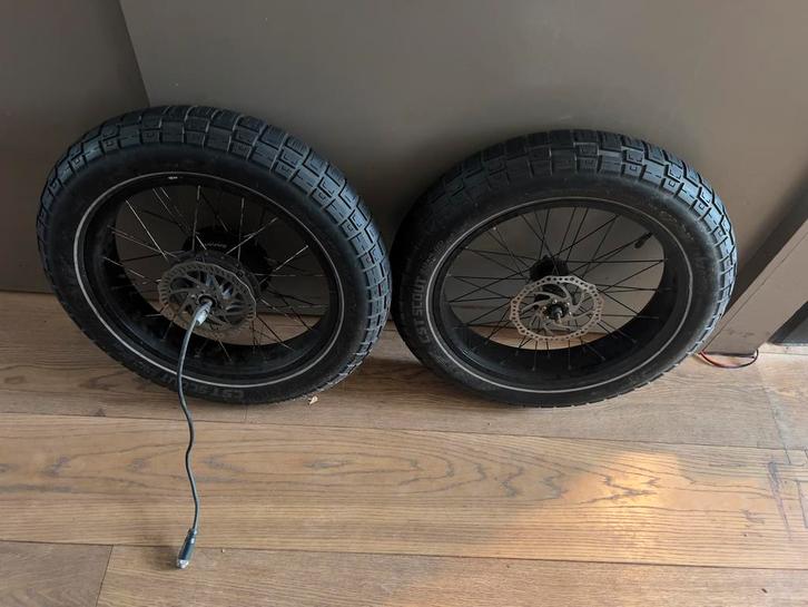 Fatbike Wielset: 20x4.0 incl. 750W Bafang Motor & Display, Fietsen en Brommers, Fietsonderdelen, Gebruikt, Algemeen, Wiel, Ophalen