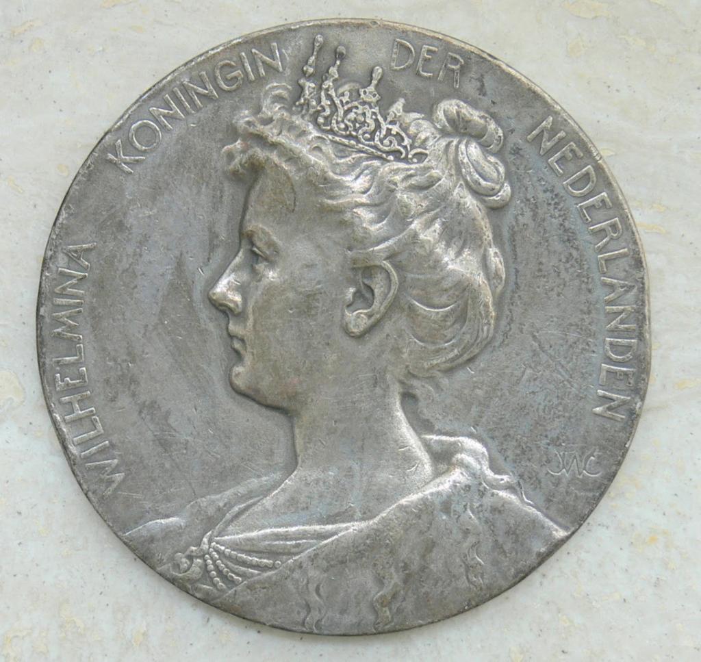 ZILVEREN MEDAILLE KNMI METEOROLOGISCHE VERD.1925 WIENECKE, Postzegels en Munten, Verzenden