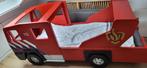 Uniek Brandweerwagen Bed Brandweer - Handgemaakt!, Kinderen en Baby's, Ophalen, Gebruikt, 70 tot 85 cm, Lattenbodem