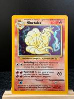 Zeer nette Ninetales 12/102 Base Set NL, Verzenden, Zo goed als nieuw, Losse kaart, Foil