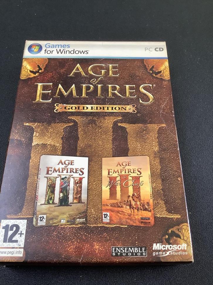 Age of Empires III Gold Edition - PC Compleet!, Spelcomputers en Games, Games | Pc, Zo goed als nieuw, Strategie en Constructie