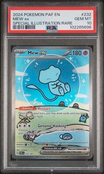Mew ex 232/091 PSA 10 - Special Illustration Rare beschikbaar voor biedingen