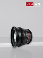 Samyang 50mm T1.5 AS UMC VDSLR Canon EF (topstaat+garantie, ., Samyang, Ophalen of Verzenden, Zo goed als nieuw