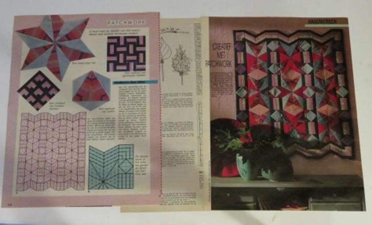 Patroon Patchwork 122183, Boeken, Hobby en Vrije tijd, Gelezen, Borduren en Naaien, Ophalen of Verzenden