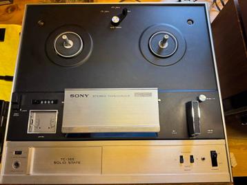 Beroemde SONY TC -355 incl. Plexi kap en tapes ! beschikbaar voor biedingen
