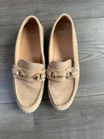 Manfield Instappers - Beige - Maat 38 beschikbaar voor biedingen