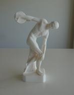 Vintage Discobolus / Discuswerper Grieks Beeld van Kunsthars, Ophalen