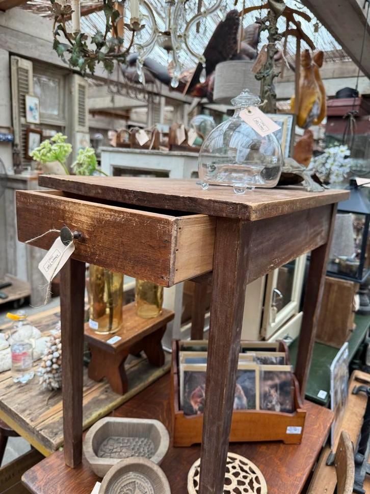 Antieke Tafel met Lade, Antiek en Kunst, Antiek | Meubels | Tafels, Ophalen