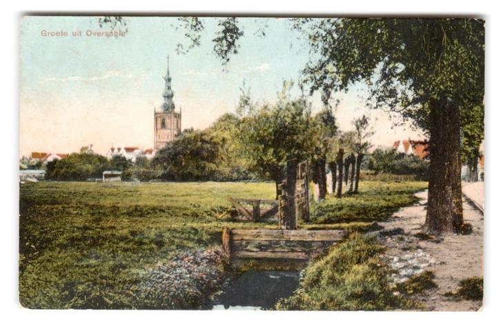 Overschie, Groete uit Overschie, Verzamelen, Ansichtkaarten | Nederland, Ongelopen, Zuid-Holland, 1920 tot 1940, Verzenden