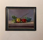 Hans Habraken schilderij stilleven met appels.