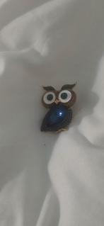 Uil broche, Ophalen of Verzenden, Nieuw, Zilver, Overige materialen