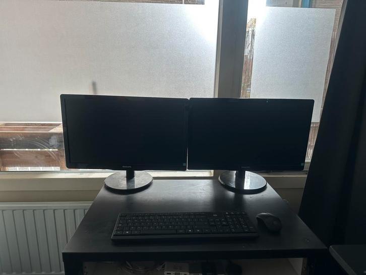 2x Philips LCD monitor (set)| Full HD | 21.5” - 49 euro, Computers en Software, Monitoren, Zo goed als nieuw, 60 Hz of minder