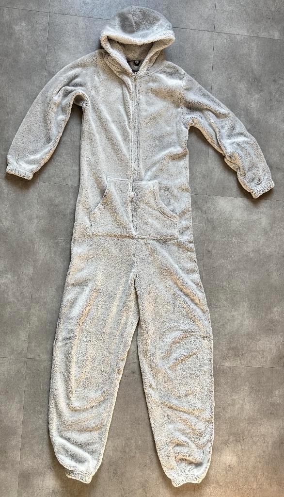 Onesie Dames  Maat S/M, Kleding | Dames, Huispakken, Zo goed als nieuw, Maat 38/40 (M), Grijs, Ophalen of Verzenden
