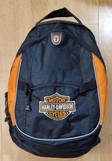 Harley Davidson rugzak, zwart / oranje - nieuwstaat beschikbaar voor biedingen