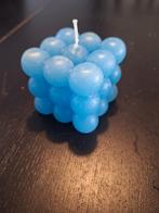 Handgemaakte bijenwas bubbelkaars, Huis en Inrichting, Overige materialen, Blauw, Nieuw, Ophalen of Verzenden