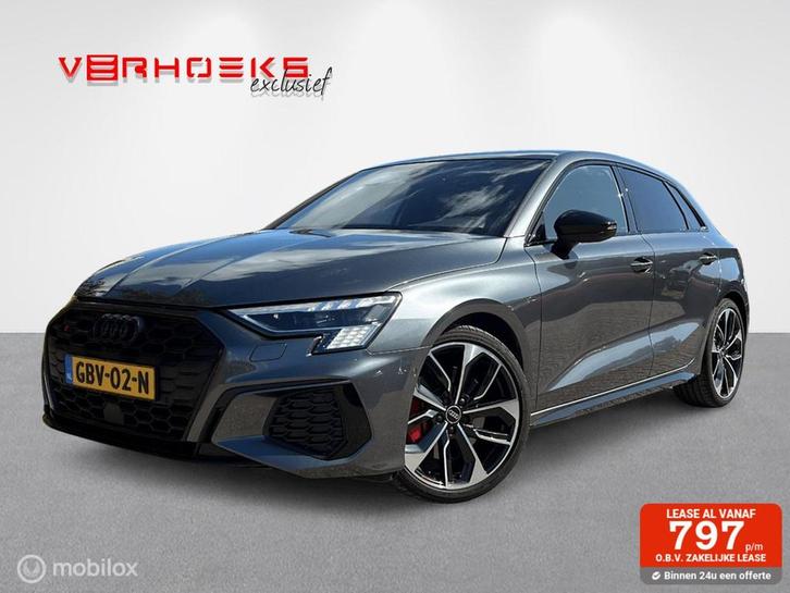 Audi S3 2.0 TFSI S3 quattro / Pano / leer / B&O / 19" / ACC, Auto's, Audi, Bedrijf, Te koop, S3, 4x4, ABS, Achteruitrijcamera