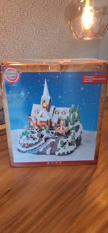 Mooi kersttafereel van Lumineo beschikbaar voor biedingen