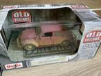 Maisto 1:24 Volkswagen Beetle - Old Friends Collectie, Hobby en Vrije tijd, Modelauto's | 1:24, Ophalen of Verzenden, Gebruikt