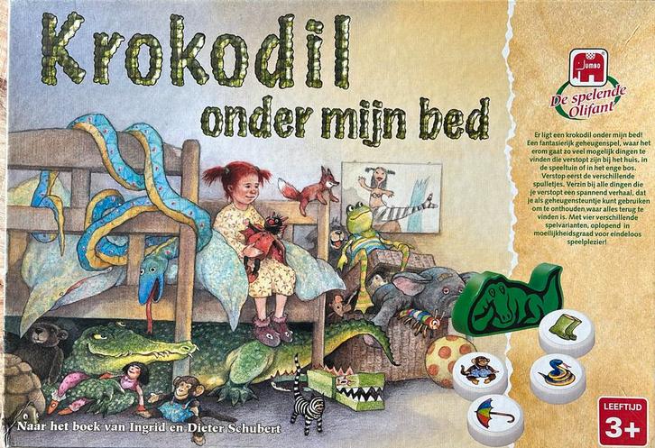 Krokodil onder mijn bed.  Bordspel, Kinderen en Baby's, Speelgoed | Overig, Zo goed als nieuw, Jongen of Meisje, Ophalen