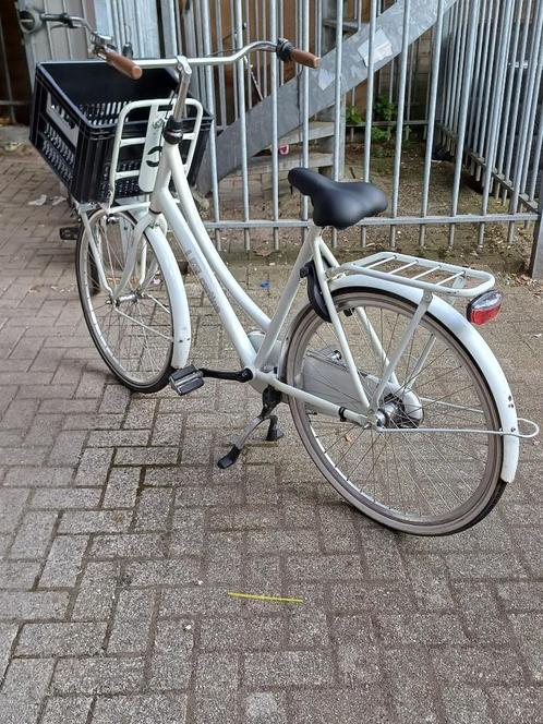 Prachtig uitziende  Cortina U4 witte fiets. weinig gebrut., Fietsen en Brommers, Fietsen | Meisjes, Zo goed als nieuw, 26 inch of meer