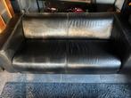 Zwart echt leren klippan bank ikea, Huis en Inrichting, Ophalen, 150 tot 200 cm, Tweepersoons, 75 tot 100 cm