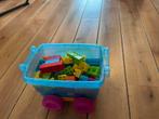 Rolling box of building blocks, Ophalen of Verzenden, Zo goed als nieuw