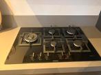Siemens 5pits gas kookplaat op glas, Witgoed en Apparatuur, Kookplaten, Ophalen, Gebruikt, Energieklasse A of zuiniger, Inbouw