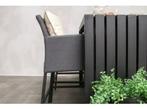Nieuw uit voorraad | Fonteyn Barset Savage Zwart, Tuin en Terras, Tuinsets en Loungesets, 4 zitplaatsen, Ophalen of Verzenden