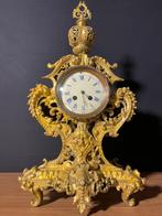 (50) Antieke Franse Bronzen Regency Stijl Pendule ca.1880, Ophalen of Verzenden