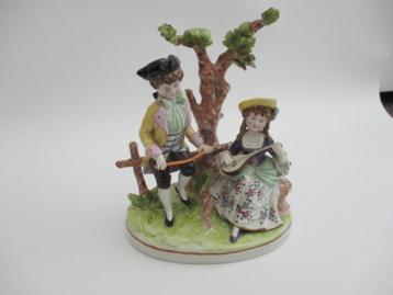 Capodimonte  musicerend paartje