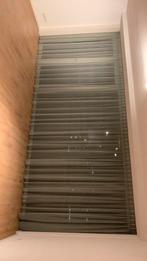 Blauwe Vitrage (doorschijnend), Huis en Inrichting, Stoffering | Gordijnen en Lamellen, Ophalen of Verzenden, Zo goed als nieuw