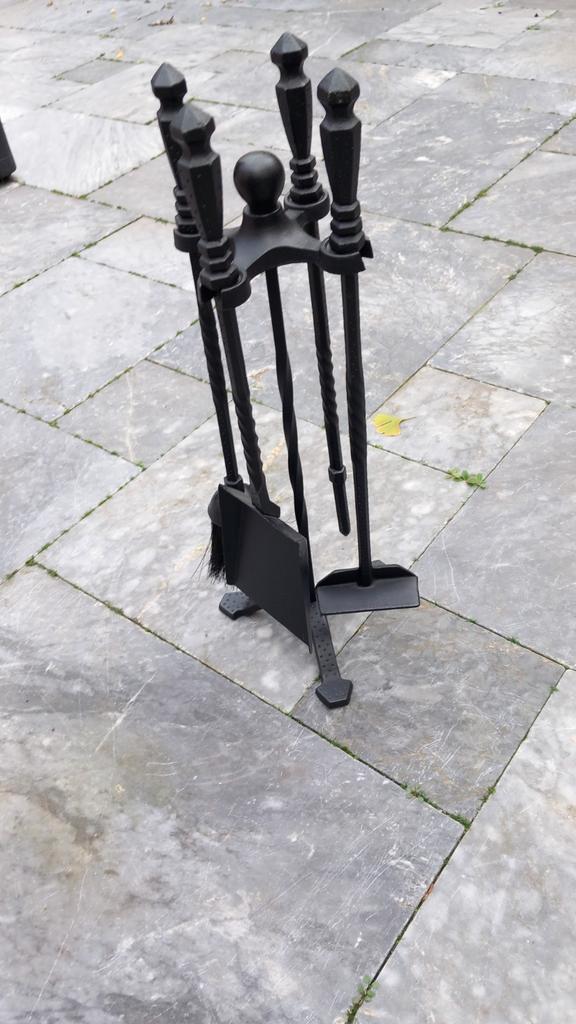 Haardstel - Compleet met gereedschap, Huis en Inrichting, Haarden, Zo goed als nieuw, Houthaard, Ophalen