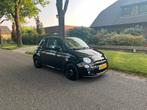Fiat 500 S Cabrio 0.9 Twinair Turbo 80pk Airco Bjr.2014, Auto's, Fiat, Zwart, Leder en Stof, Zwart, Origineel Nederlands