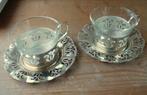 2 Theekopjes, Glas of Glazen, Ophalen of Verzenden, Effen, Glas
