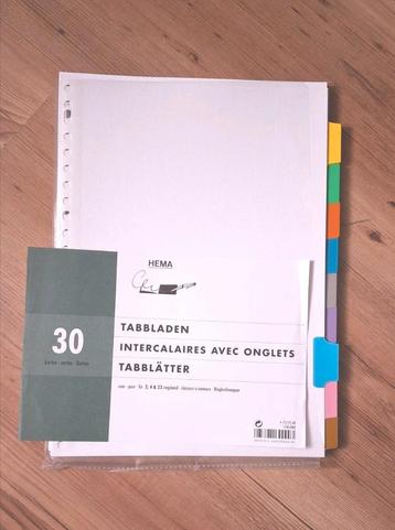 Tabbladen 38 stuks zo goed als nieuw! beschikbaar voor biedingen