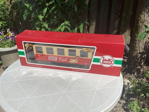 Lgb 32730 HSB café rijtuig limited edition NIEUW IN OVP, Hobby en Vrije tijd, Modeltreinen | Overige schalen, Nieuw, Wagon, Gelijkstroom