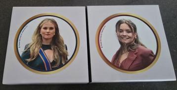 Gouden postzegel Amalia en Ariane Sint Maarten  beschikbaar voor biedingen