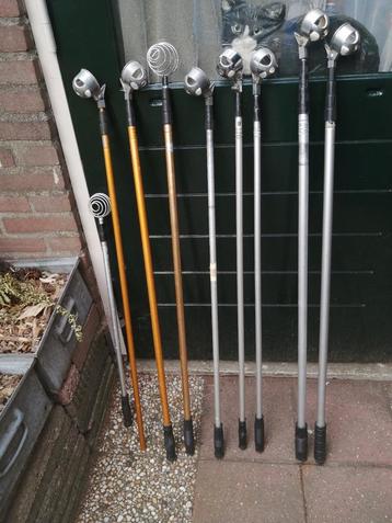 Golf hengels en bal opraaper 22bal
 beschikbaar voor biedingen