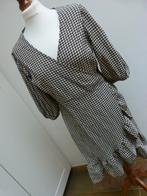 COS bruin wit geblokte jurk nieuw maat XL met prijskaartje, COS, Bruin, Maat 46/48 (XL) of groter, Nieuw