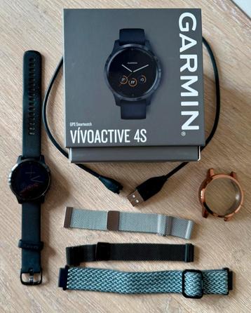 Garmin Vivoactive 4S compleet + accessoires beschikbaar voor biedingen