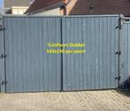 TuinPoort dubbel, Tuin en Terras, Ophalen, Gebruikt, 150 tot 200 cm, Hout