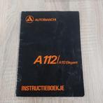Autobianchi A112 instructie boek 1975 NL tekst origineel, Auto diversen, Handleidingen en Instructieboekjes, Ophalen of Verzenden