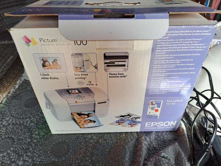 Epson PictureMate 100 Fotoprinter, Computers en Software, Printers, Gebruikt, Fotoprinter, Inkjetprinter, Kleur printen, Ophalen of Verzenden