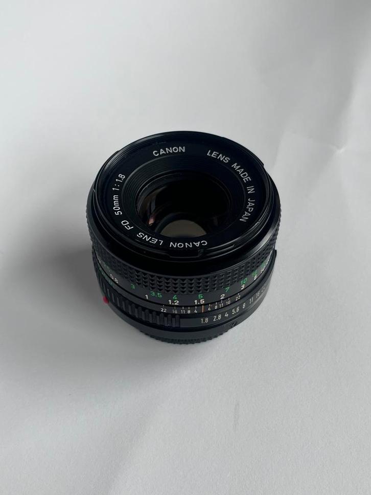 Canon nFD 50mm 1.8, Audio, Tv en Foto, Fotografie | Lenzen en Objectieven, Zo goed als nieuw, Standaardlens, Ophalen of Verzenden